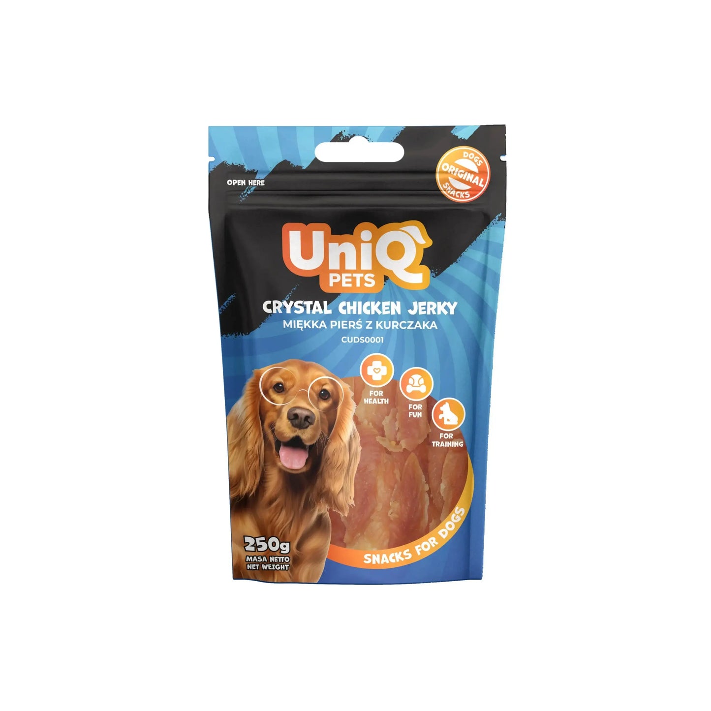 UniQ poslastice za pse, sušena piletina