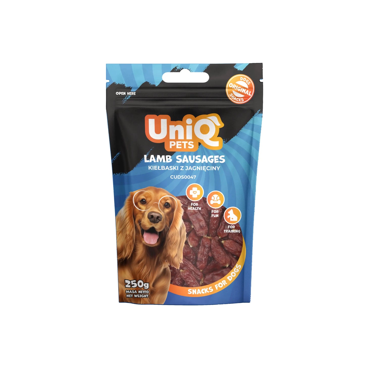 UniQ poslastice za pse, kobasice od jagnjetine