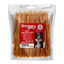 SNAPPY poslastice za pse, 500g, trakice od piletine