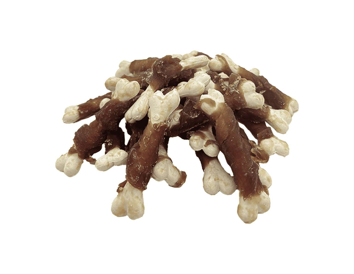 UniQ poslastice za psa, 500 g, rolnice od pačetine sa kalcijumovim kostima