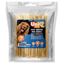 UniQ poslastice za pse, 500g, štapići od piletine i pirinča