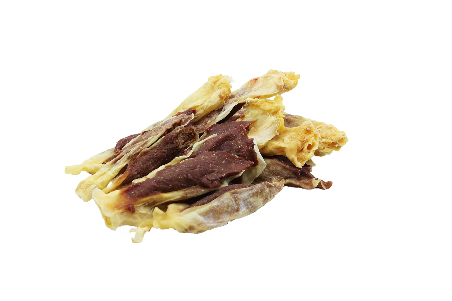 UniQ zečje uši sa govedinom za pse, pakovanje 500 g, hrskava dentalna poslastica