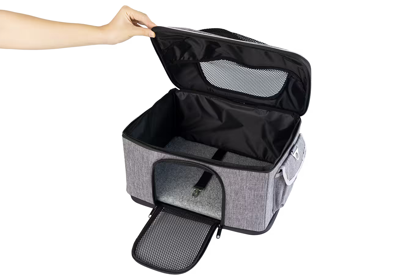 UniQ torba za transport ljubimaca do 8 kg, ručna i za rame, 40 x 28 x 28 cm