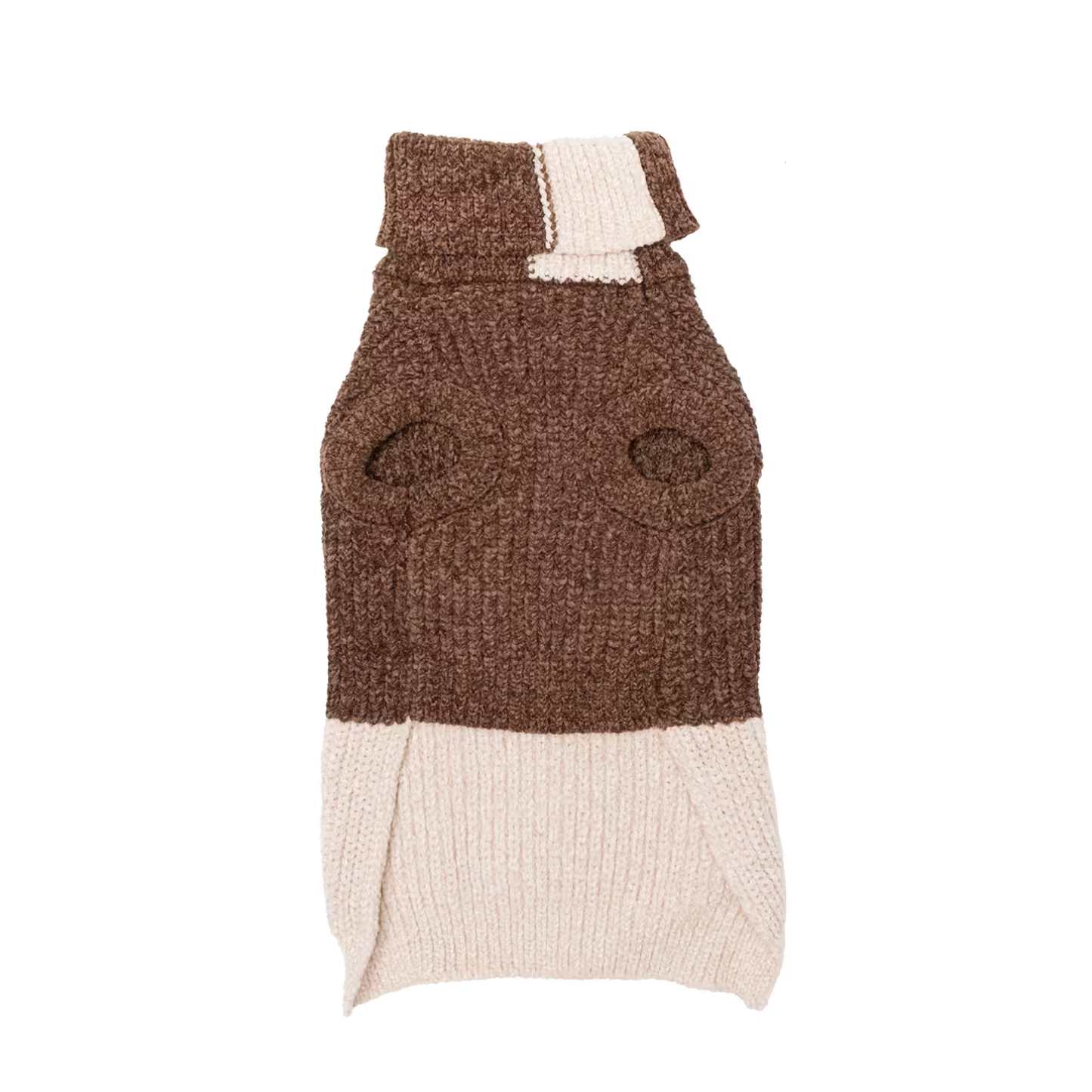 UniQ odeća za ljubimce, šenil džemper, braon