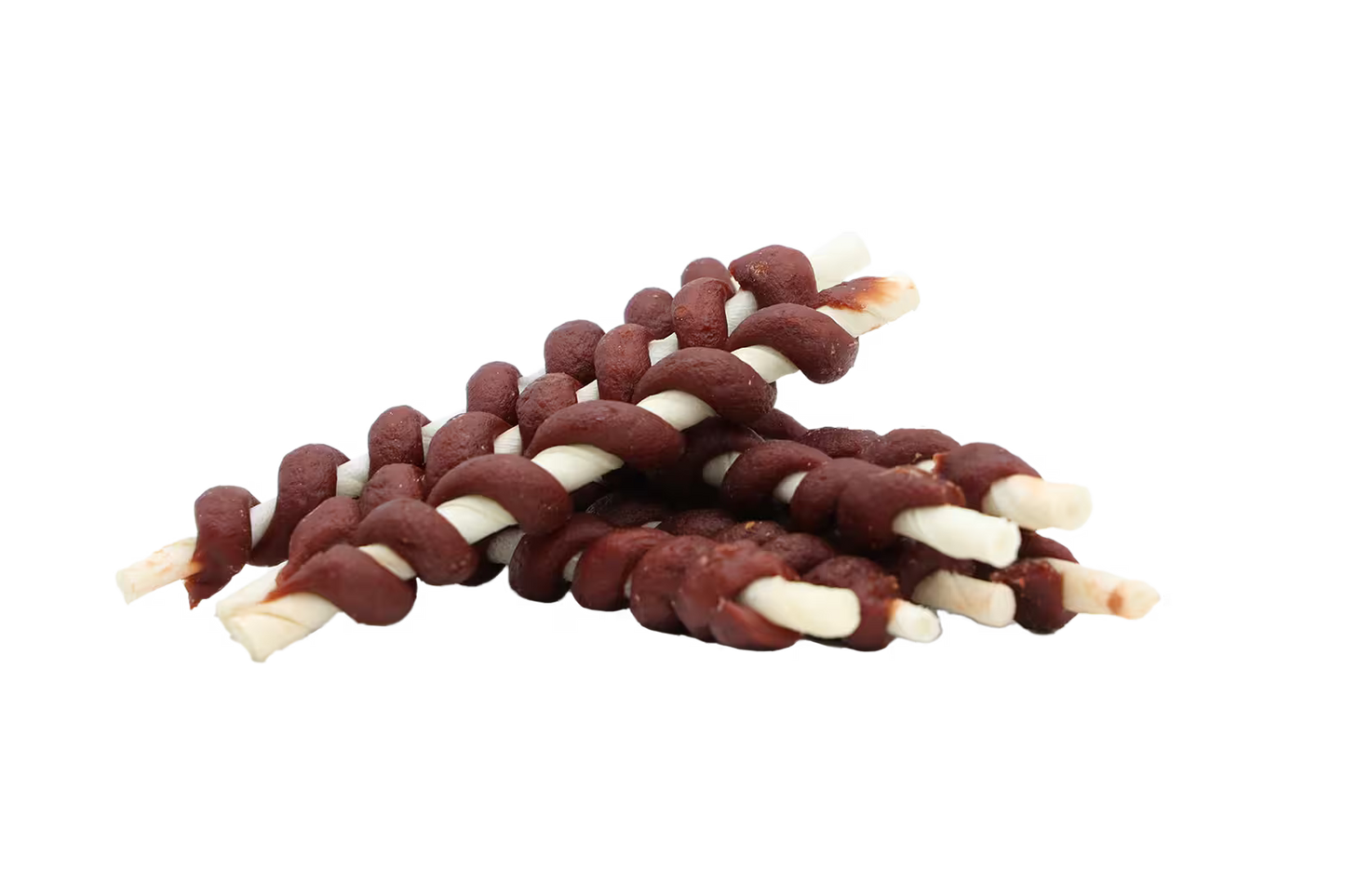 UniQ poslastice za pse, 500g, štapići od sirove kože obmotani govedinom