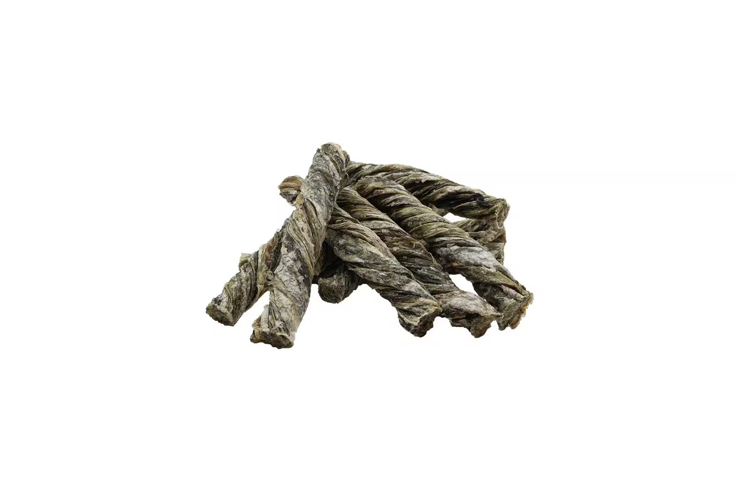 UniQ poslastice za pse, 500g, uvijeni štapići od riblje kože