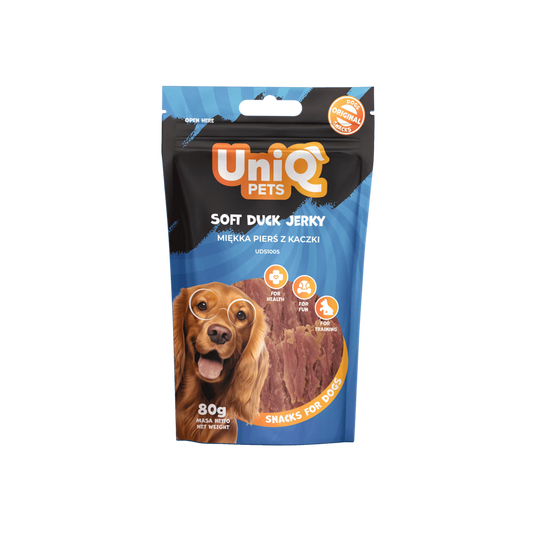 UniQ poslastice za pse, sušena pačetina