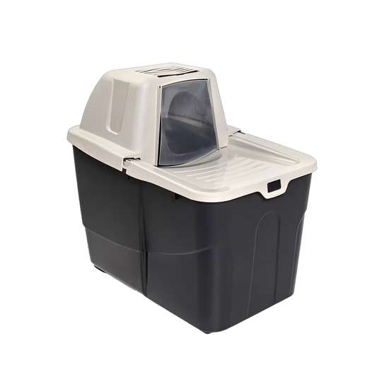 MPS zatvoreni toalet za mačke, svetlosiva, 58×39×56cm