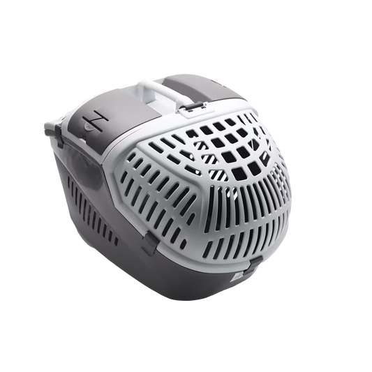 MPS transporter za ljubimce do 10 kg sa otvorom za sigurnosni pojas, siva, 57.5 x 39.5 x 40.5 cm