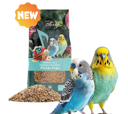 SING & SONG kompletna hrana za tigrice, 500 g, prirodna mešavina semenki