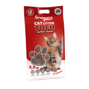 SNAPPY Tofu biorazgradiv posip, 2,5kg / 6L (Aktivni ugalj)