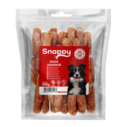 SNAPPY poslastice za pse, 500g, kobasice od pačetine