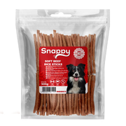 SNAPPY poslastice za pse, 500g, štapići od govedine i pirinča