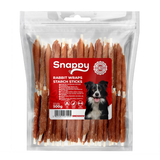SNAPPY štapići od skroba obmotani zečetinom, pakovanje 500 g, hipoalergena žvakalica