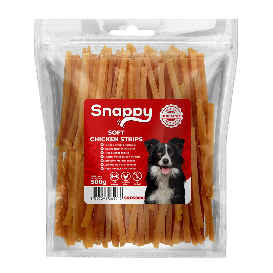 SNAPPY mekane trakice od piletine za pse, 88% mesa, pakovanje 500 g