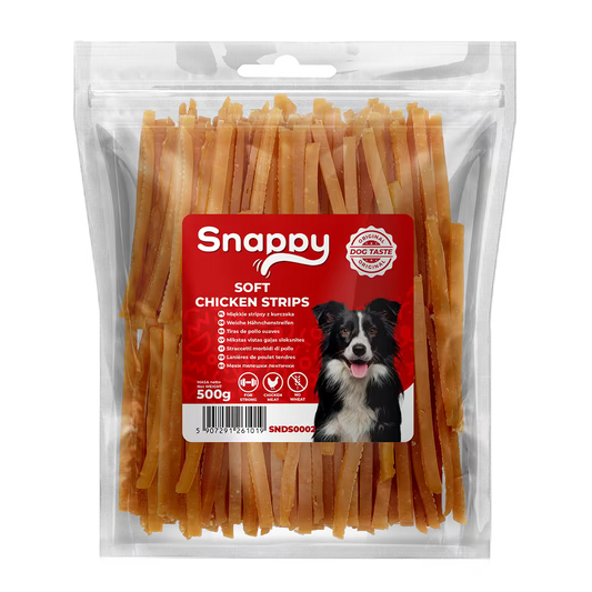 SNAPPY mekane trakice od piletine za pse, 88% mesa, pakovanje 500 g