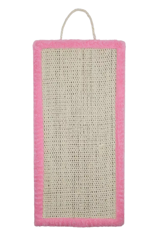 UniQ grebalica za mačke od sisala i pliša, plava, 40 x 20 x 2 cm