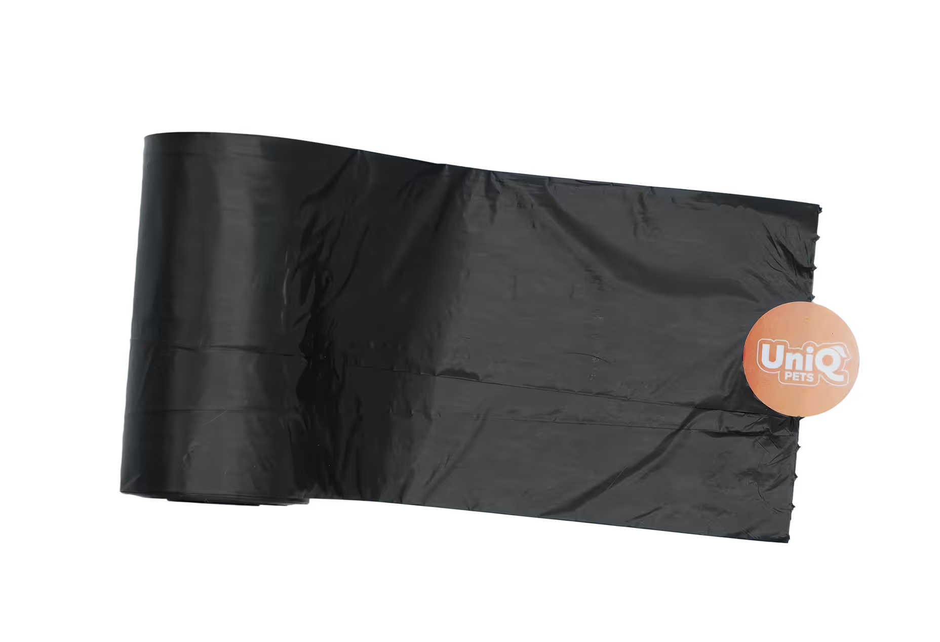 UniQ kese za pseći izmet, crne, 8 rolnica po 20 kesa, HDPE