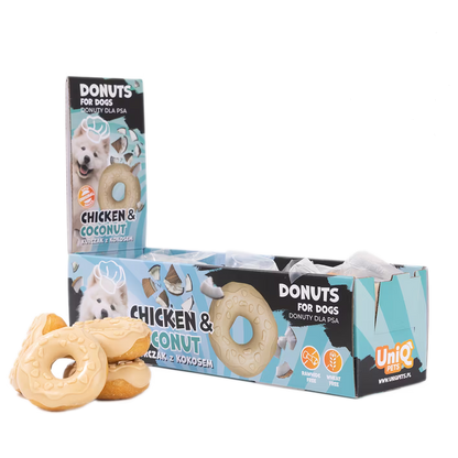 UniQ kolagen krofna za pse 7 cm, 50 g, poslastica sa kolagenom za zglobove i zube