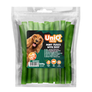 UniQ poslastice, 500g, mint cevi od govedine