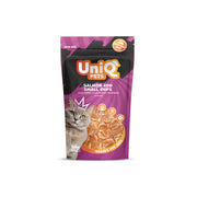 UniQ poslastice za mačke, 50g, čips od lososa i bakalara