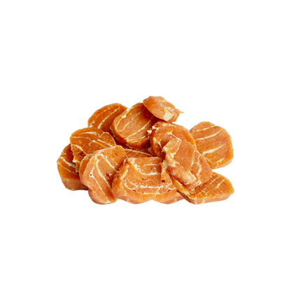 UniQ čips od lososa i bakalara za mačke, 50 g, omega kiseline za sjajnu dlaku