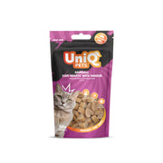 UniQ poslastice za mačke, 50g, mekana srca od piletine