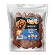 UniQ poslastice za psa, 500 g, čips od jagnjetine