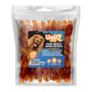 UniQ poslastice za psa, 500 g, rolnice od pačetine sa batatom