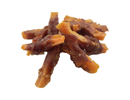 UniQ poslastice za pse, rolnice od pačetine sa batatom, pakovanje 500 g, lako svarljiva poslastica