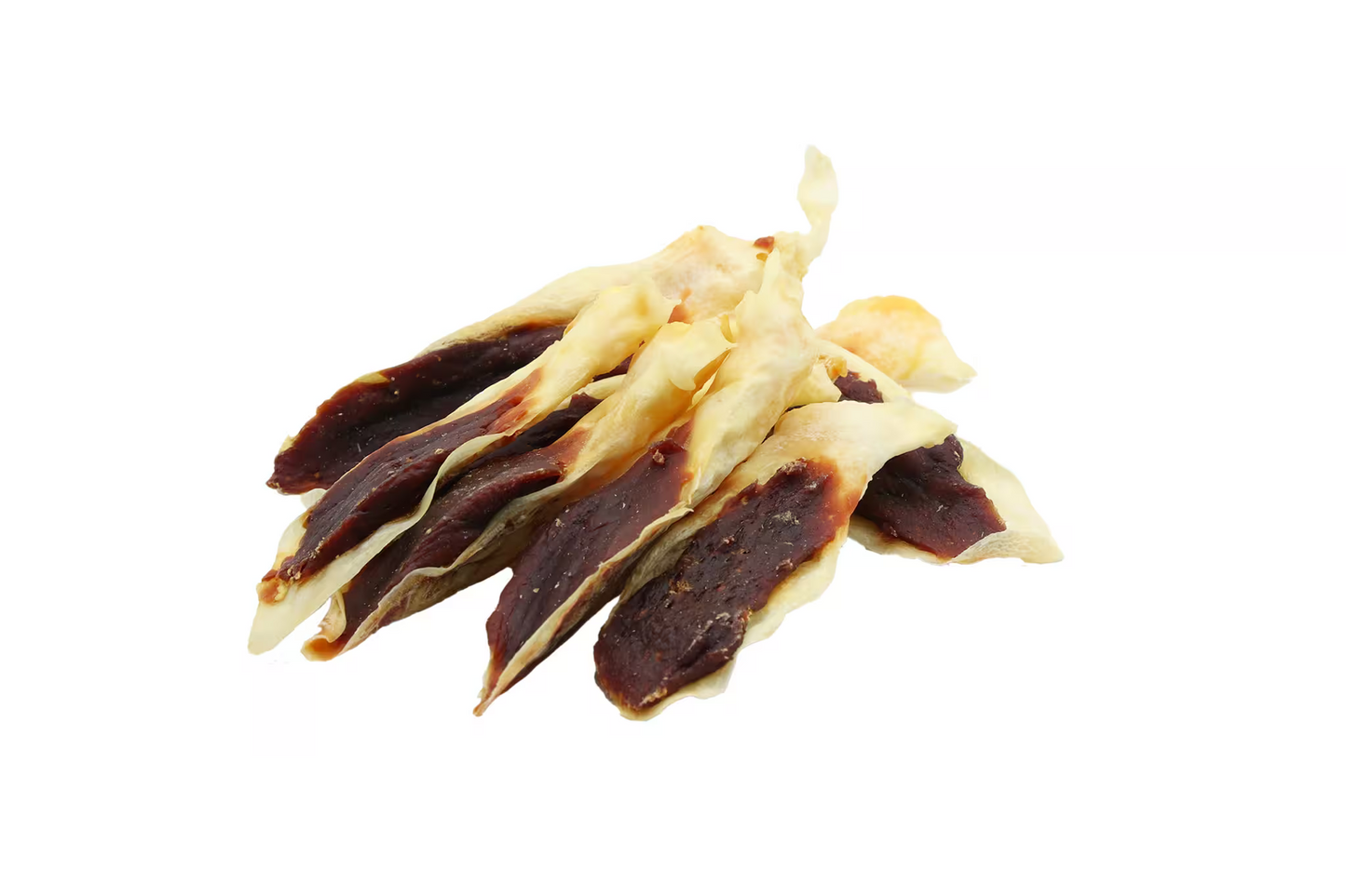 UniQ poslastice za pse, zečje uši sa pačetinom, pakovanje 500 g, niskomasna dentalna poslastica