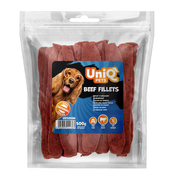 UniQ poslastice za psa, 500g, fileti od govedine