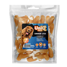 UniQ poslastice za psa, 500g, pileće noge