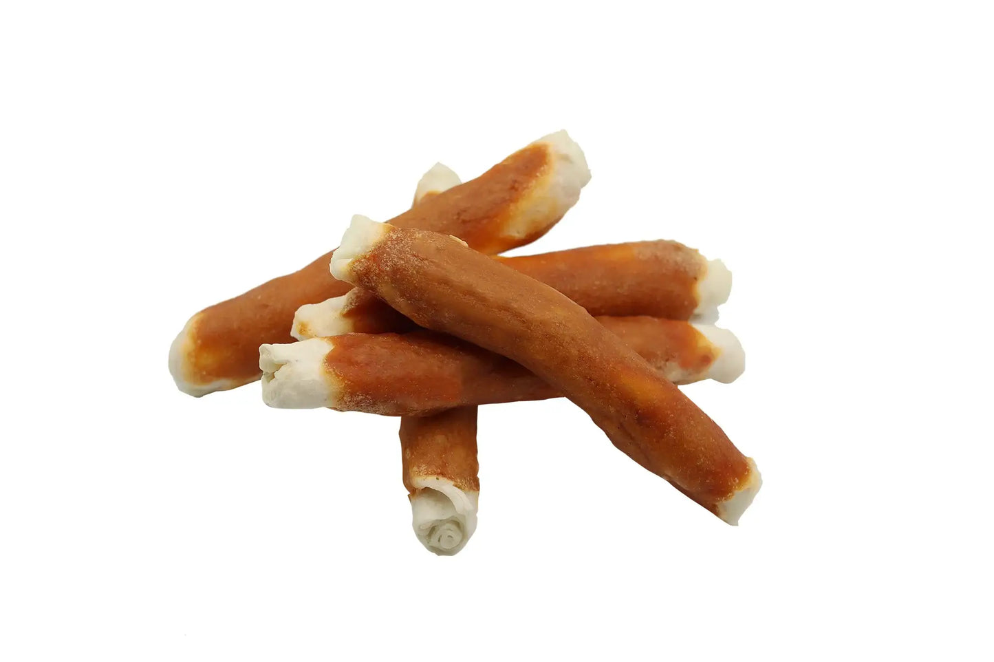 UniQ poslastice za pse, piletina obmotana oko debelih štapića sirove kože 20 cm, pakovanje 500 g