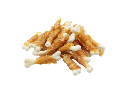 UniQ poslastice za pse, piletina obmotana sa kalcijum kostima, pakovanje 500 g, dentalna žvakalica