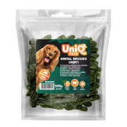 UniQ poslastice za pse, 500g, dentalne četkice (menta)