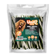 UniQ poslastice za pse, 500g, dentalni štapići sa mentom