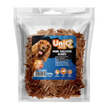 UniQ poslastice za pse, 500g, komadići lososa