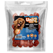 UniQ poslastice za pse, 500g, kosti od jagnjetine