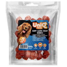 UniQ poslastice za pse, 500g, kosti od jagnjetine