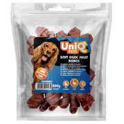 UniQ poslastice za pse, 500g, kosti od pačetine
