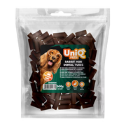 UniQ poslastice za pse, 500g, mini dentalne cevi od zečetine