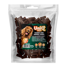 UniQ poslastice za pse, 500g, mini dentalne cevi od zečetine
