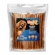 UniQ poslastice za pse, 500g, štapići od lososa