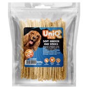 UniQ poslastice za pse, 500g, štapići od piletine i pirinča