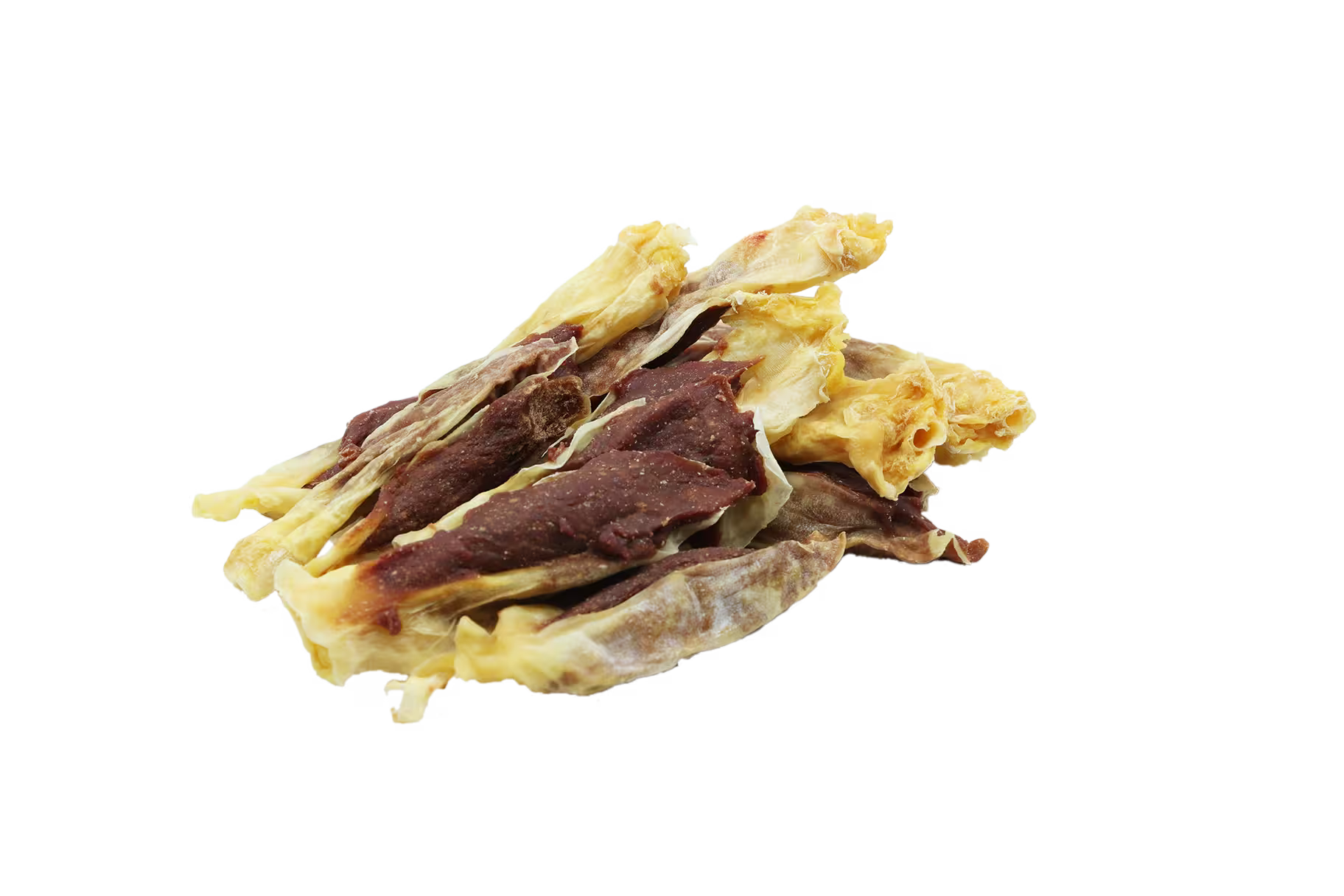 UniQ zečje uši sa govedinom za pse, pakovanje 500 g, hrskava dentalna poslastica