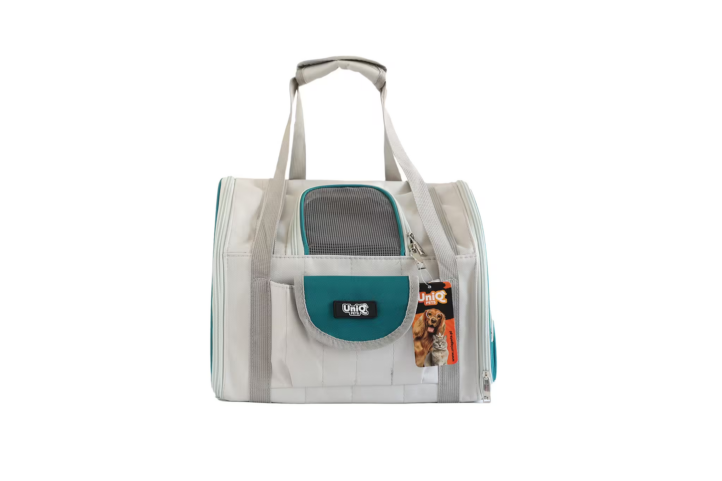 UniQ ranac za transport ljubimaca do 7 kg, ručni i leđni model, 35 x 23 x 28 cm