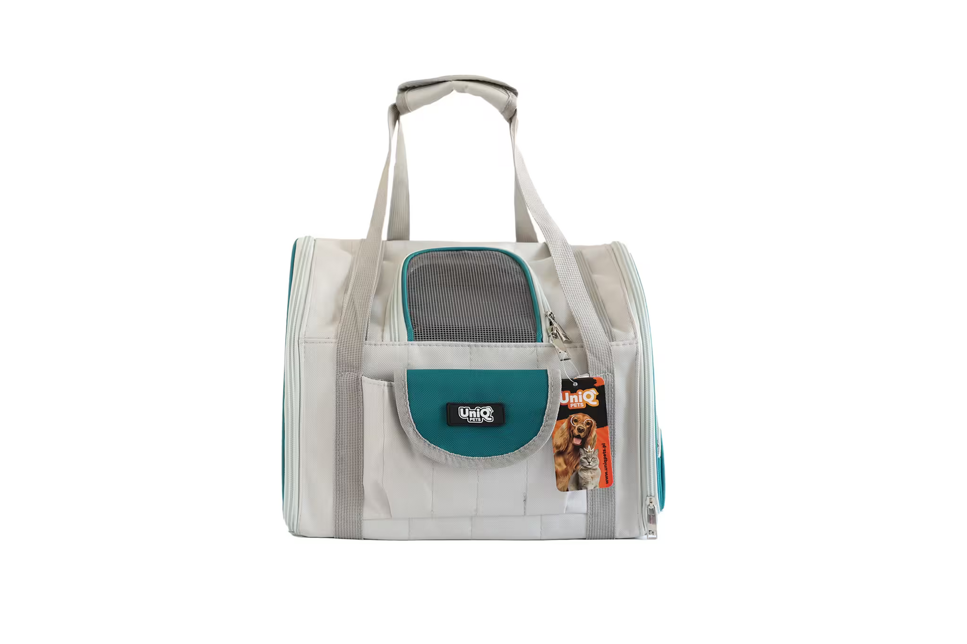 UniQ ranac za transport ljubimaca do 7 kg, ručni i leđni model, 35 x 23 x 28 cm