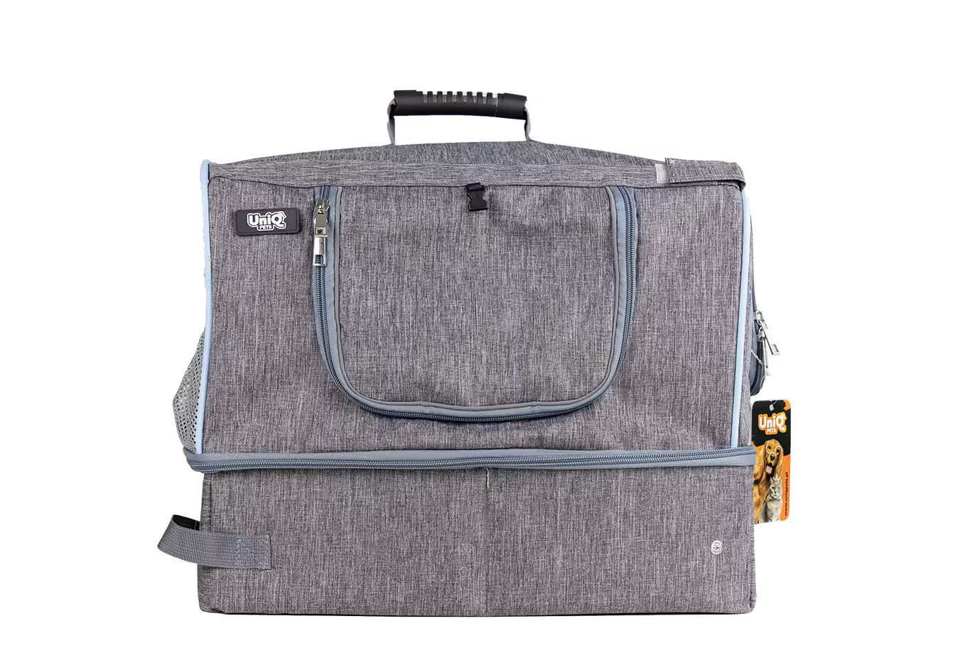 UniQ transportna torba za ljubimce do 8 kg, ručna i za rame, 43 x 33 x 35 cm