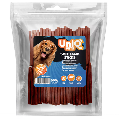 UniQ poslastice za pse, štapići od jagnjetine
